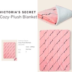 NWT! HTF!! VS PINK Cozy-Plush Blanket